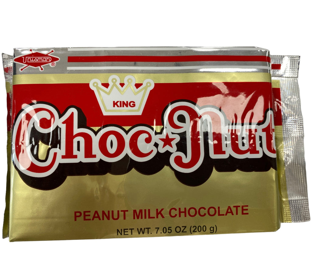 Unisman King Choc Nut Peanut Milk Chocolate 7.05 oz