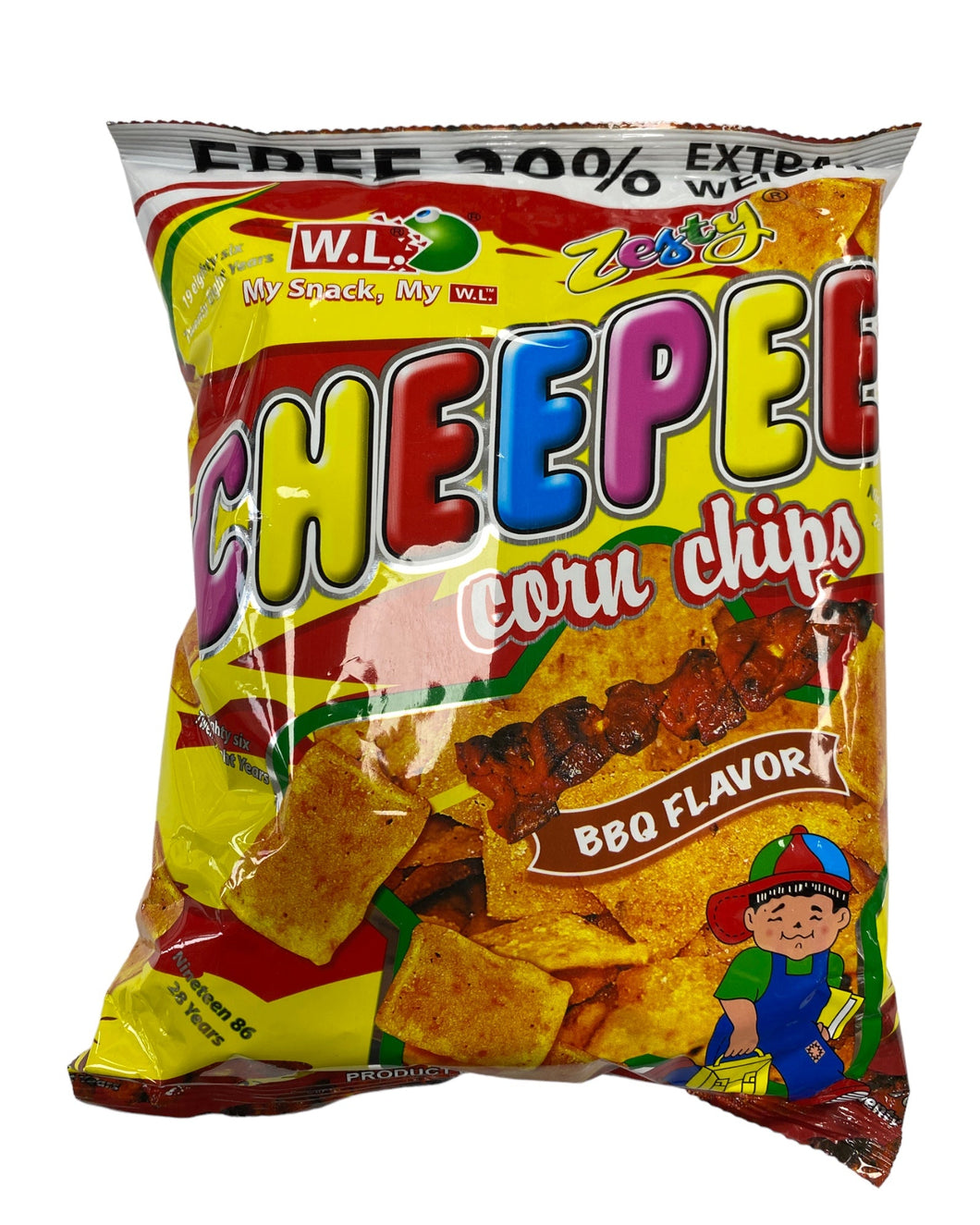 W.L. Cheepee Corn Chips BBQ Flavor 4.23 oz