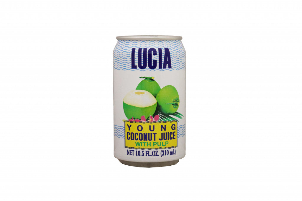 Lucia Coconut Juice w/ Pulp (S) 10.5oz (310ml)