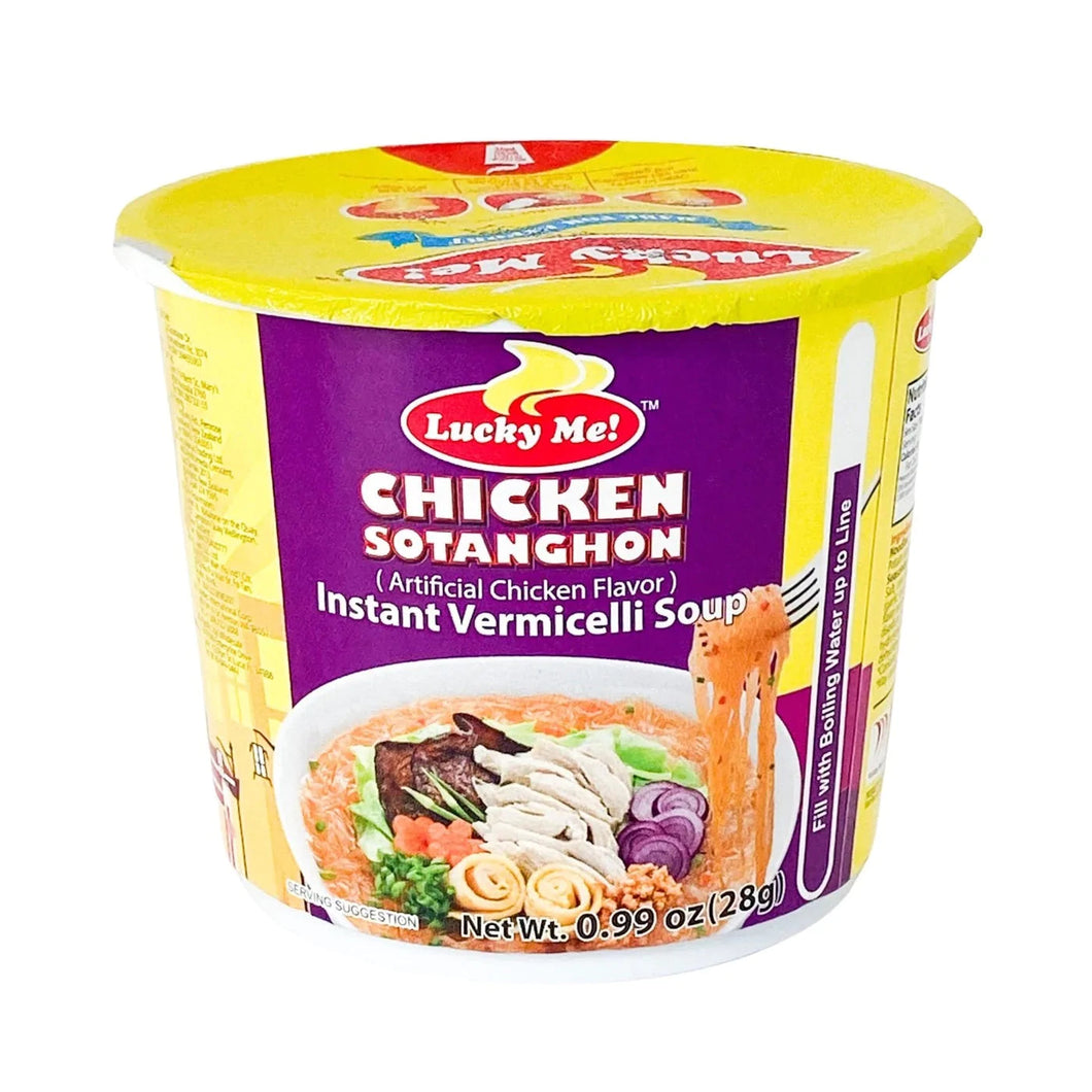 Lucky Me Mini Chicken Sotanghon Instant Vermicelli Soup 28g