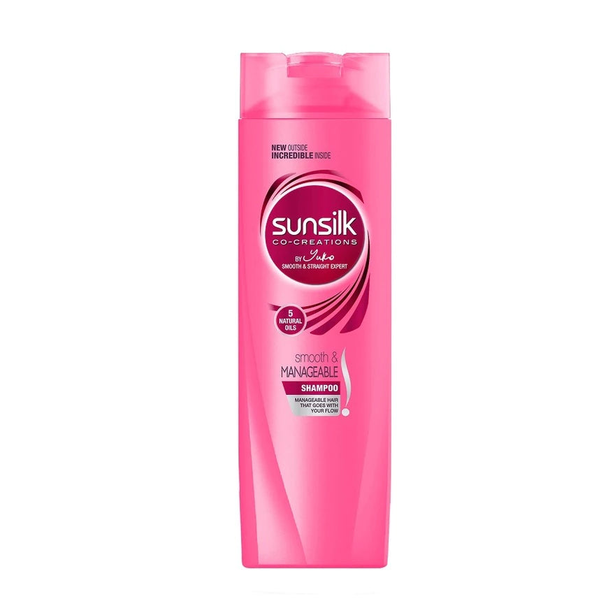 Sunsilk Smooth and Manageable Shampoo - Pink 180ml