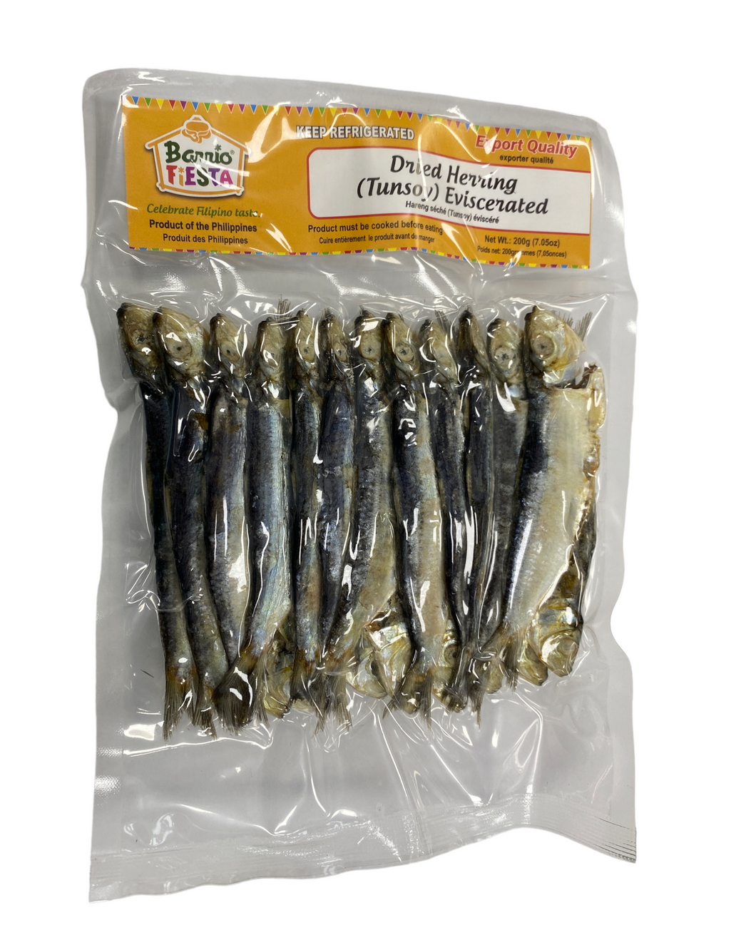 Barrio Fiesta Dried Herring (Tunsoy) Eviscerated 7.05 oz