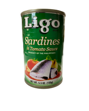 Load image into Gallery viewer, Ligo Sardines in Tomato Sauce 5.5oz
